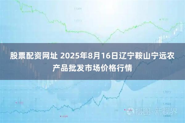 股票配资网址 2025年8月16日辽宁鞍山宁远农产品批发市场价格行情